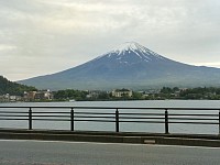 こどもの日、河口湖からの富士山